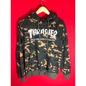 Authentic Thrasher  camo hoodie